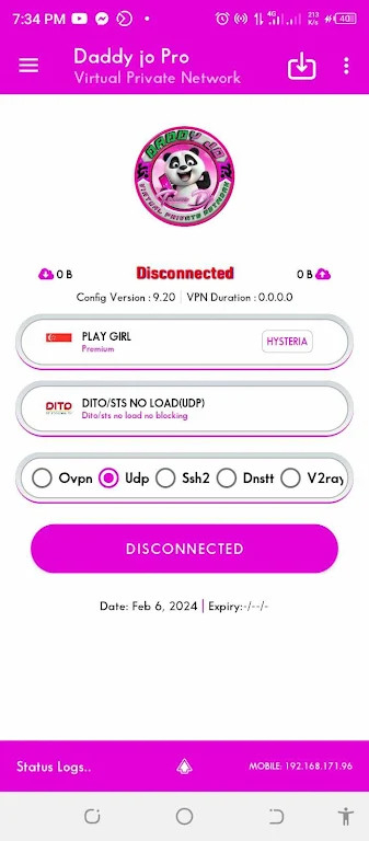 DaddyJo VPN PRO Screenshot1