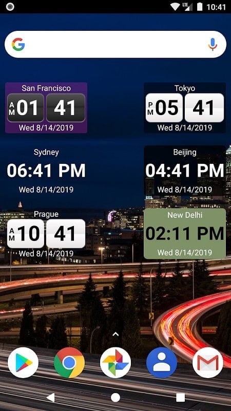 World Clock Widget 2023 Pro Screenshot2