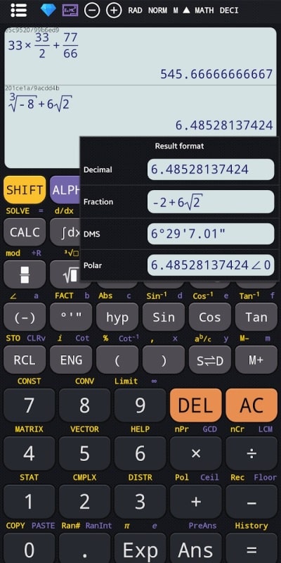 Scientific calculator plus 991 Screenshot3