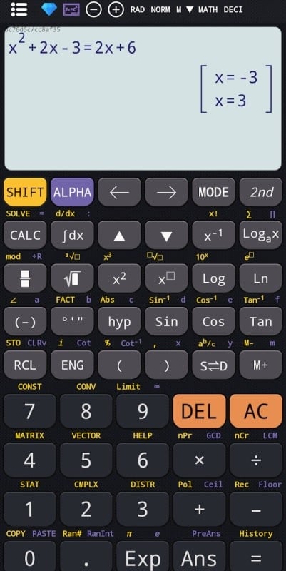 Scientific calculator plus 991 Screenshot2