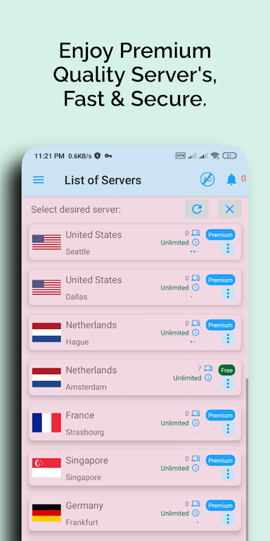 TunaVPN | Fast & Secure VPN Screenshot2