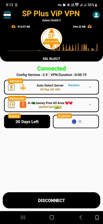 SP PLUS VIP VPN Screenshot3