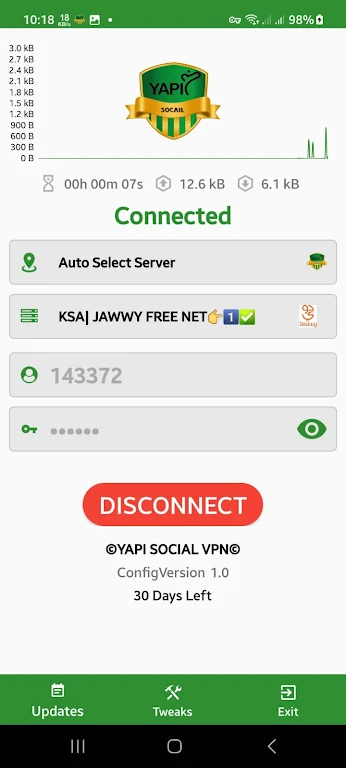 YAPI SOCIAL VPN Screenshot1