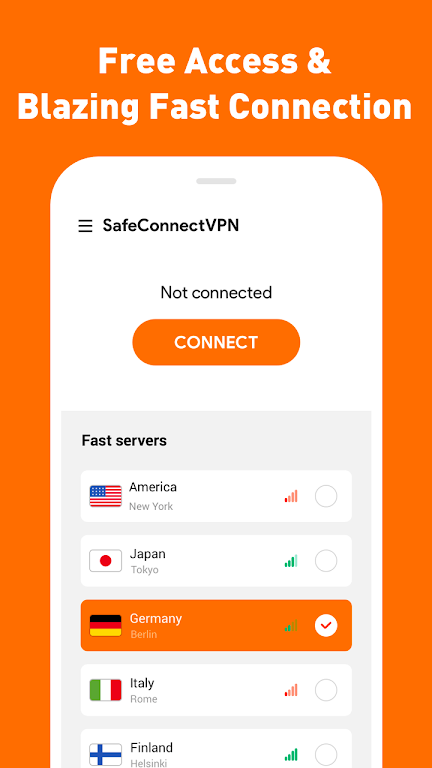 SafeConnectVPN Screenshot1