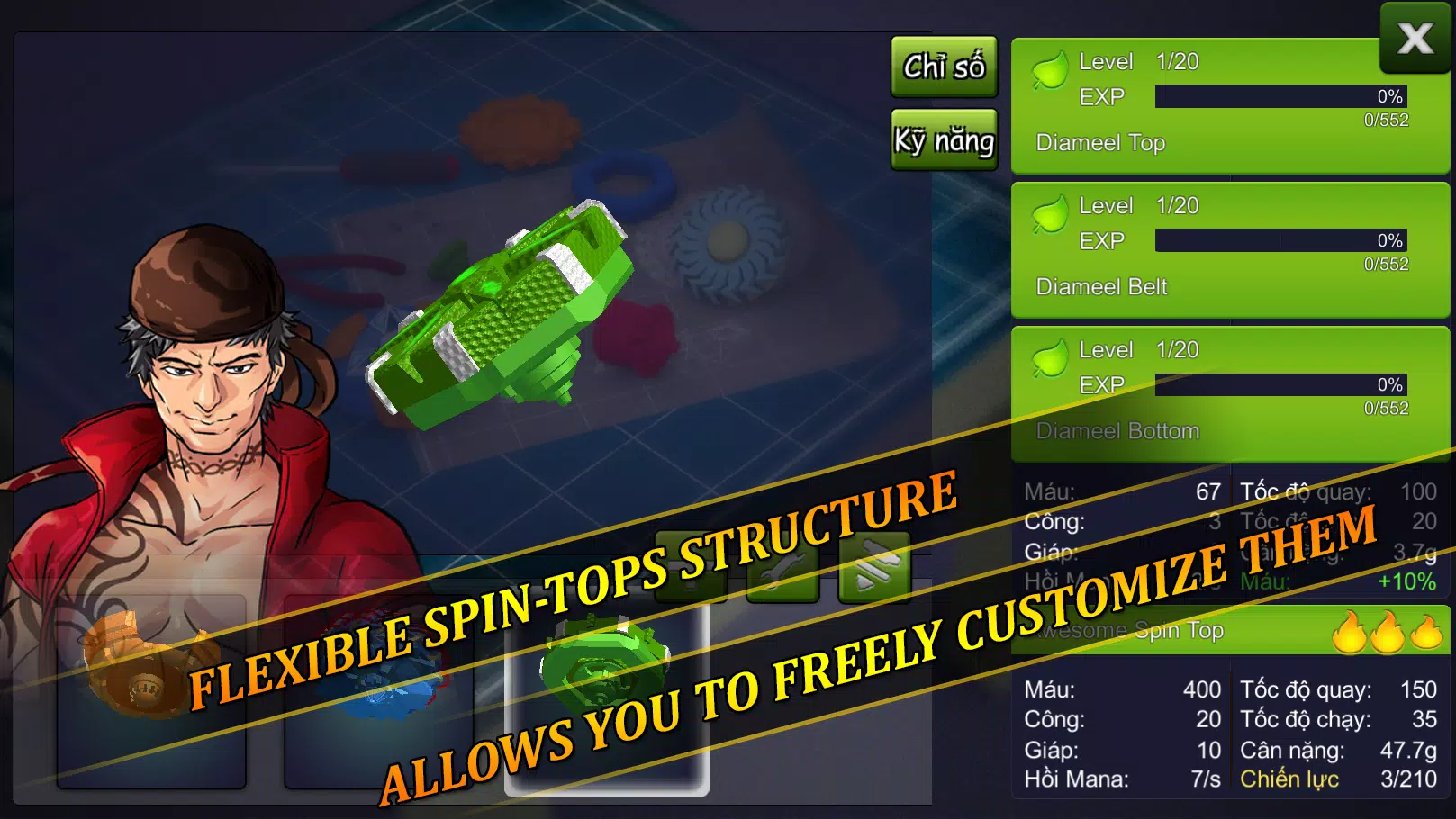 Spin Top Fighter: Beyblade Revolution Mod Screenshot3