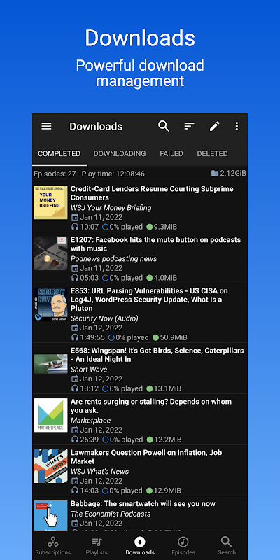 Podcast Republic - Podcast app Mod Screenshot3