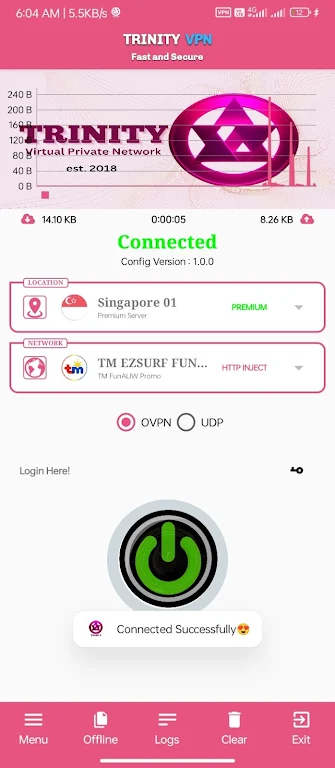 Trinity VPN Screenshot2