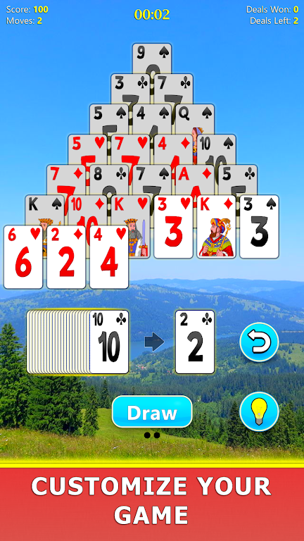 Pyramid Solitaire Mobile Screenshot2