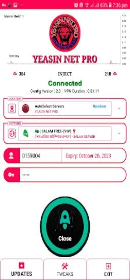 Yeasin Net Pro Vpn Screenshot2