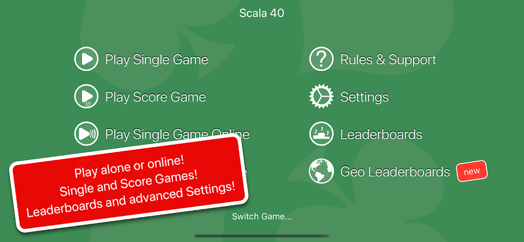 Scala 40 - Online or Alone Screenshot2