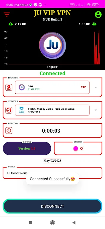 JU VIP VPN - Secure & Fast Screenshot3