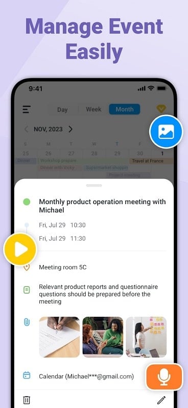 Calendar Planner - Agenda App Mod Screenshot1