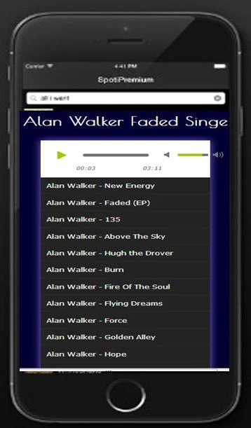 Alan Walker Faded Singe Mp3 Screenshot4