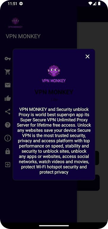 vpn monkey — private proxy Screenshot2