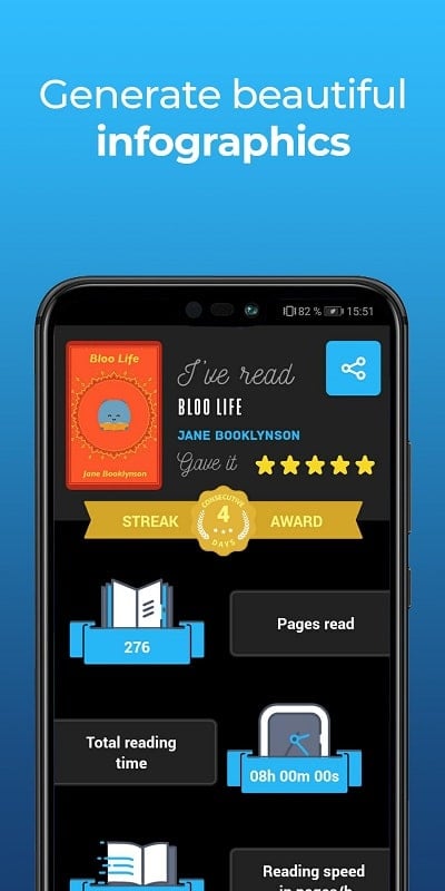 Bookly: Book & Reading Tracker Mod Screenshot3