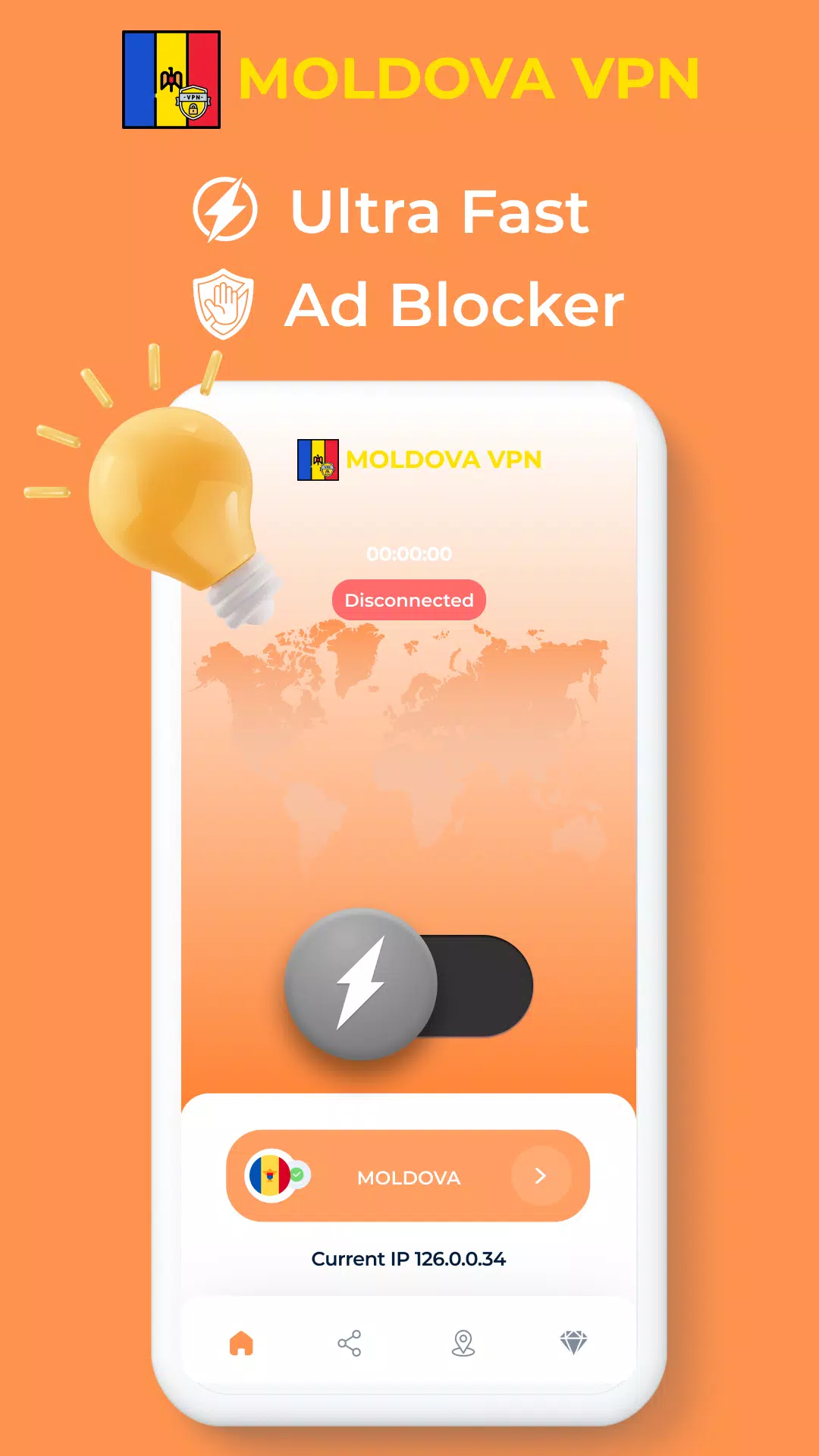 Moldova VPN - Private Proxy Screenshot3