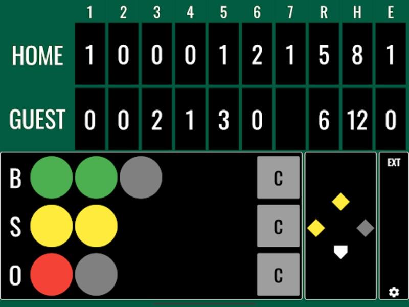 Softball Scoreboard Screenshot2