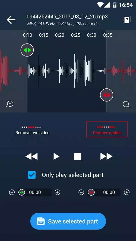 MP3 Cutter and Ringtone Maker Screenshot1