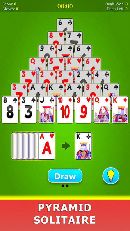 Pyramid Solitaire Mobile Screenshot1