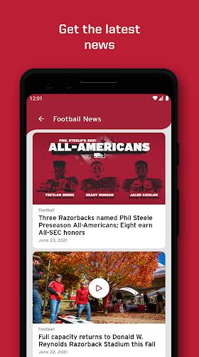 Arkansas Razorbacks Screenshot1