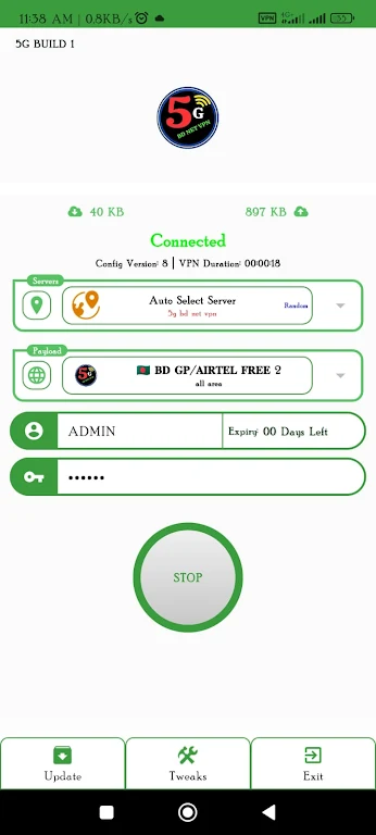 5G BD NET - Fast secure VPN Screenshot2