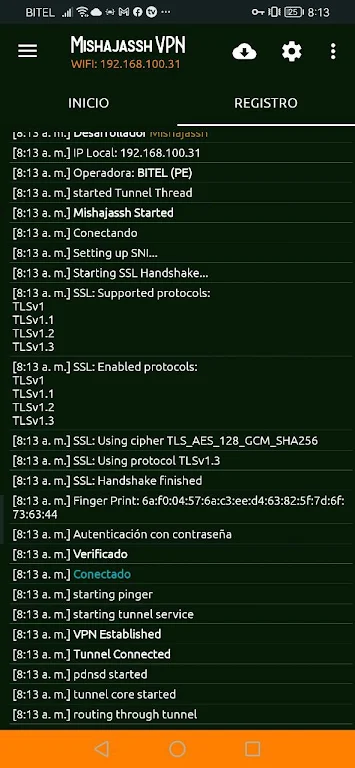 MISHAJASSH VPN Screenshot2