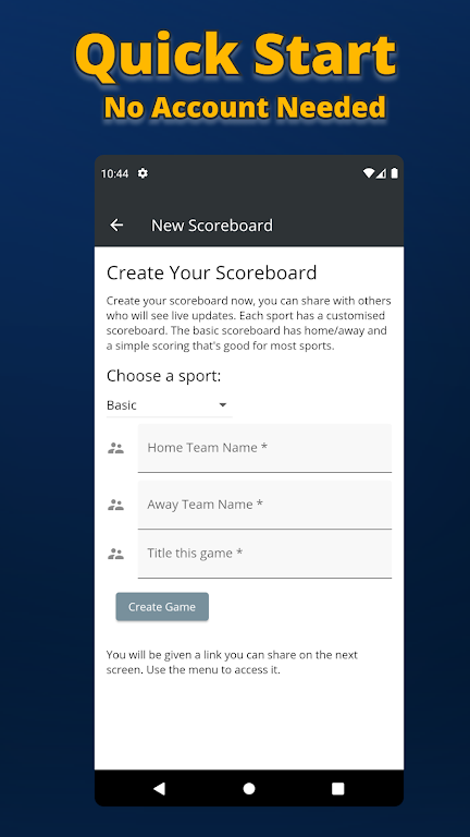 Score Keeper Live Screenshot2