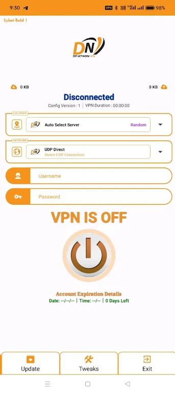 Dip Network Vpn Screenshot2