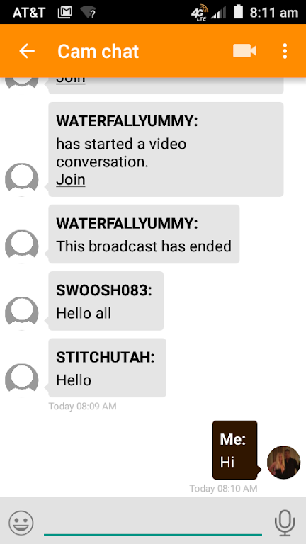 Swingular Messenger App Screenshot2