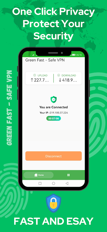 Green Fast - Safe VPN Screenshot1