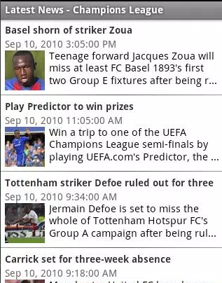 Football News & Live Scores Screenshot1