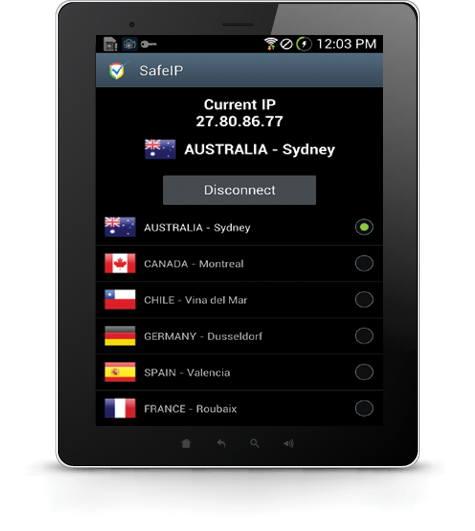 SafeIP Free VPN Screenshot3