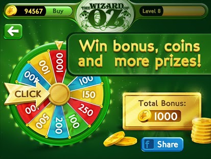 Slots Wizard of Oz Screenshot4