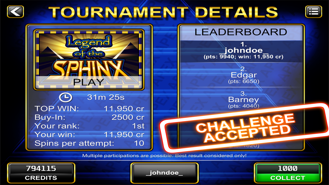 Slot Challenge Screenshot1