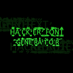 Hacker Font - Glitch Generator APK