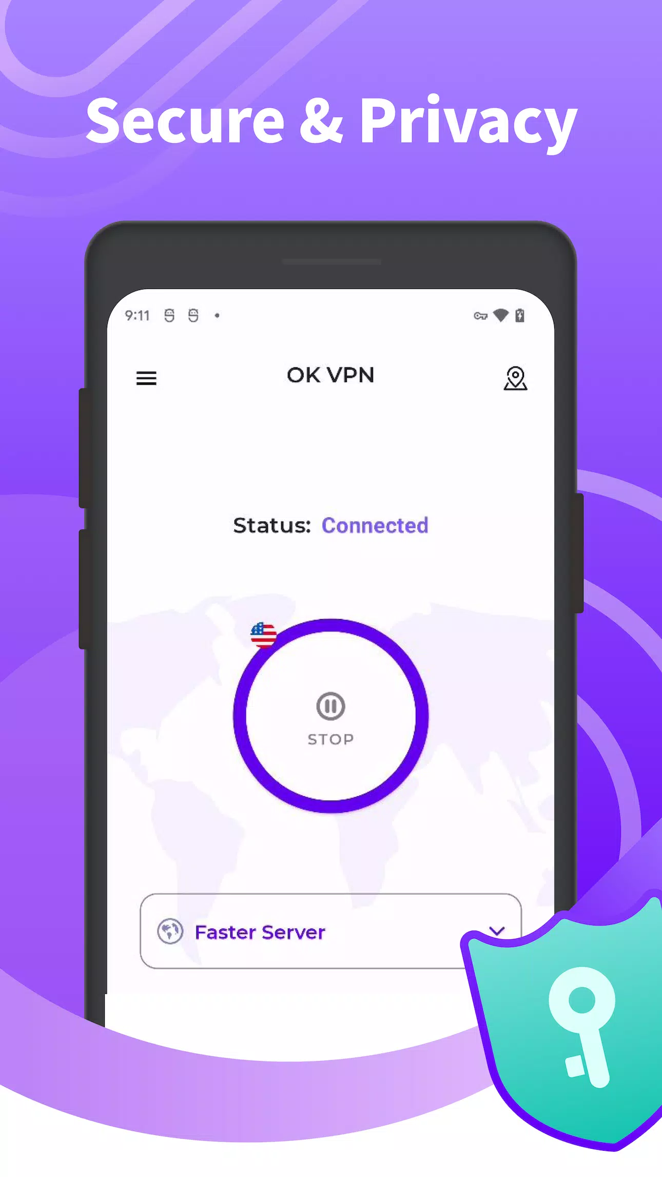 OK VPN - Secure & Unlimited Screenshot3