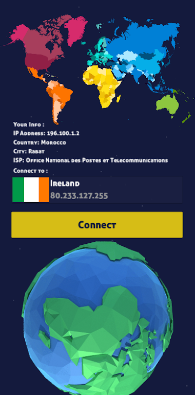 VPN Ireland - IP for Ireland Screenshot2