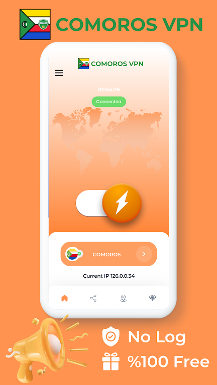 Comoros VPN - Private Proxy Screenshot4