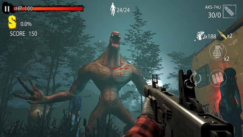 Zombie Hunter D-Day Screenshot1