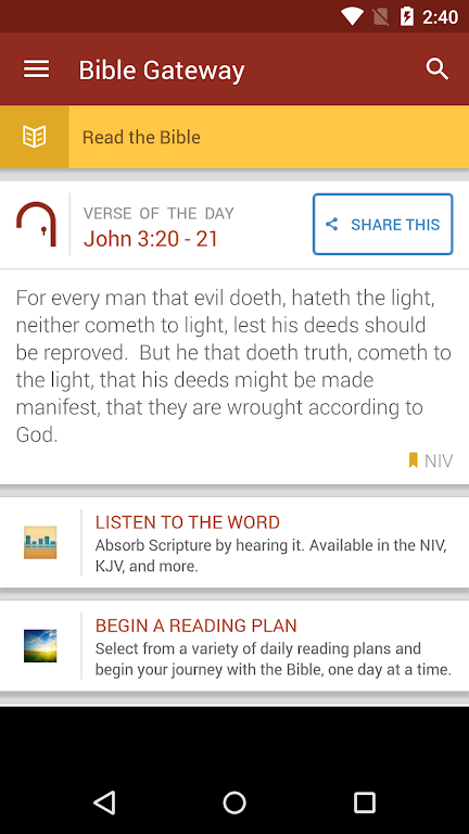 Bible Gateway Screenshot4