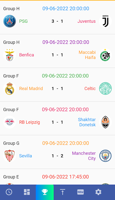 Champions League Matches 2024 Screenshot2