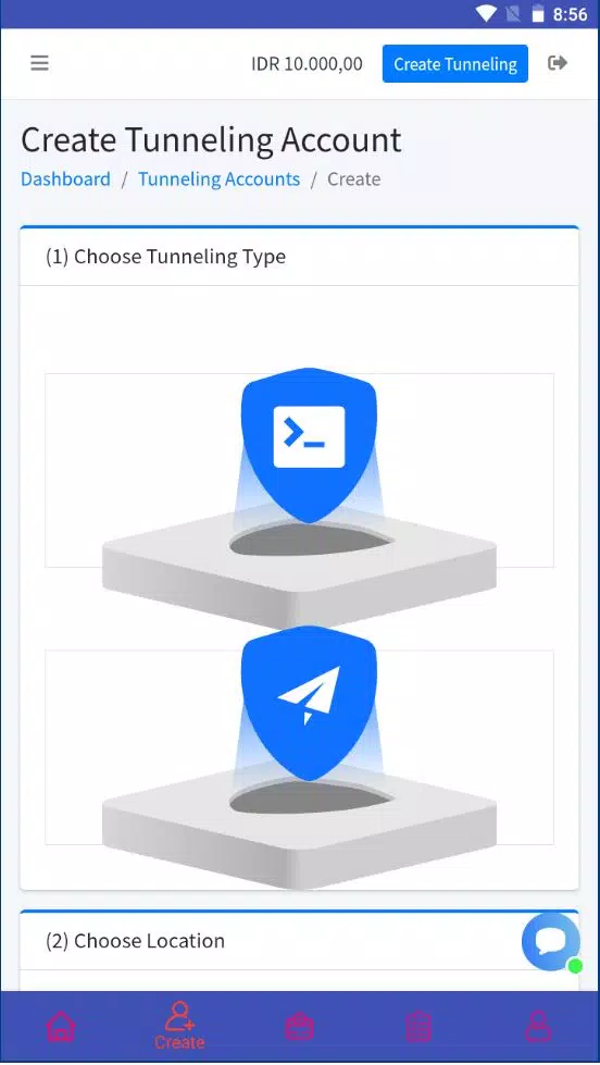 Panel HideSSH  Account SSH/VPN Screenshot2