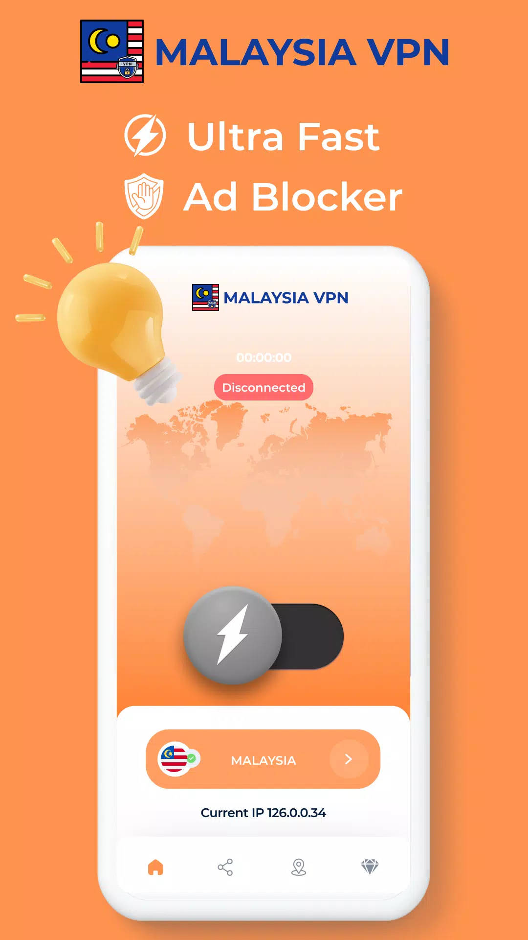 Malaysia VPN - Private Proxy Screenshot3