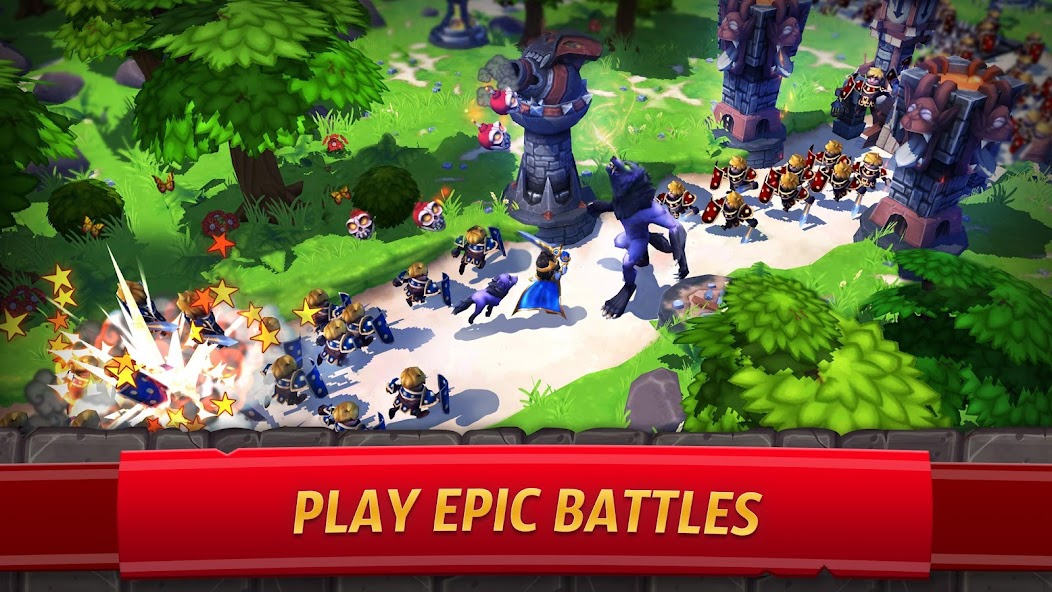 Royal Revolt 2: Tower Defense Mod Screenshot1