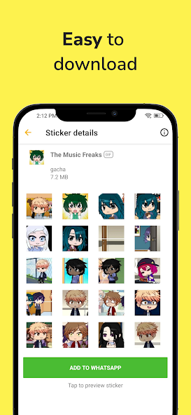 Gacha Stickers for WA Mod Screenshot1