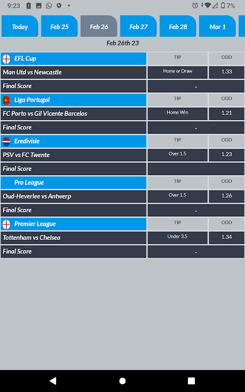 BET WISE TIPS & PREDICTIONS Screenshot4