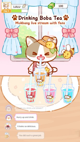 Cat Boba Tea: ASMR Live Master Mod Screenshot4