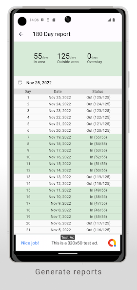 Schengen Calculator Mod Screenshot4