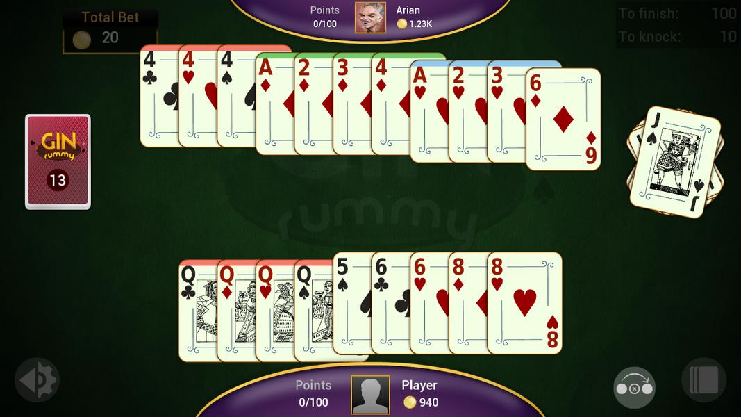 Gin Rummy Offline Screenshot5