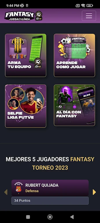 Fantasy FUTVE Screenshot1